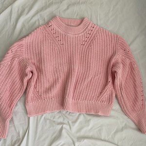 La Ligne Normandy Cotton Sweater Pale Pink XS